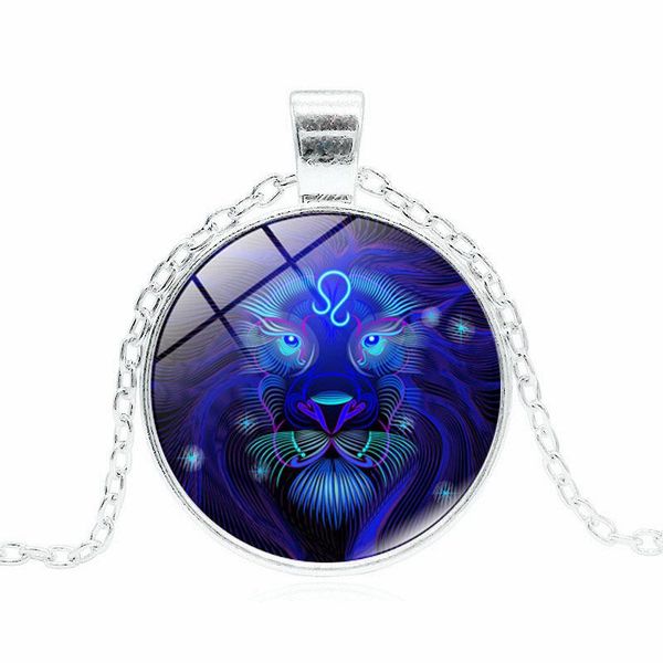 

pendants twelve constellation astrology pendant necklace, Black