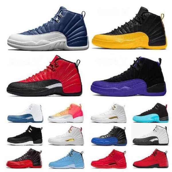 

new 12s winterized wntr gym red michigan mens basketball shoes shoe white the master flu game fiba taxi 12 sneakers tra