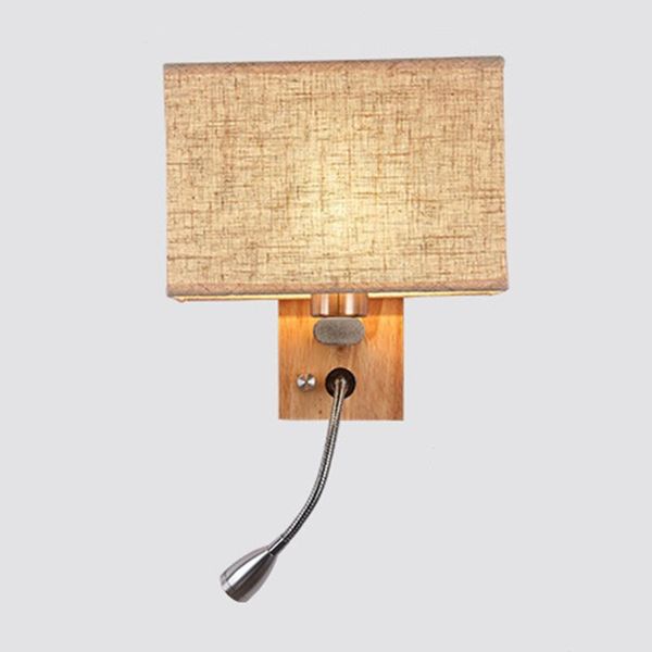 

wall lamp bedside mounted lights sconce lighting home decoration modern wood household products creative classical table lamps