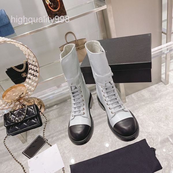 

boots high end quality 21 style small fragrance martin boots women's leather flat bottom british wind tube short motorcycle, Black