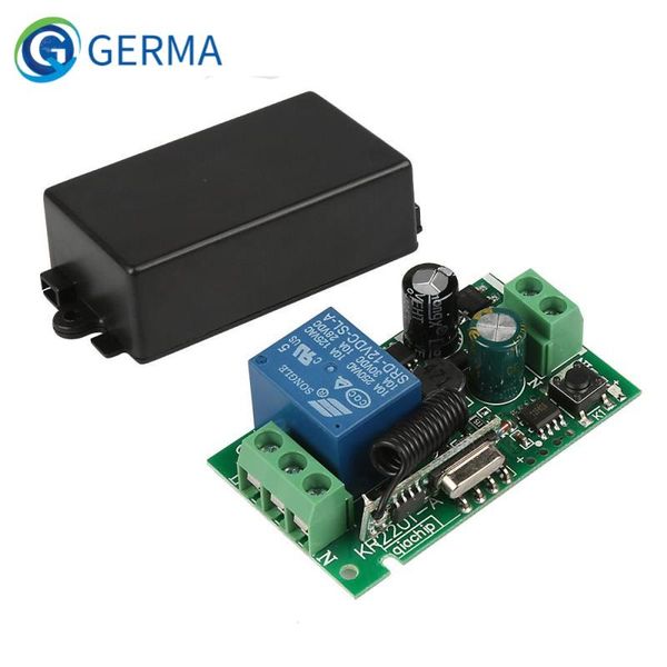 

remote controlers germa ac 250v 110v 220v 1ch 433mhz universal wireless control switch relay module receiver for garage door gate motor