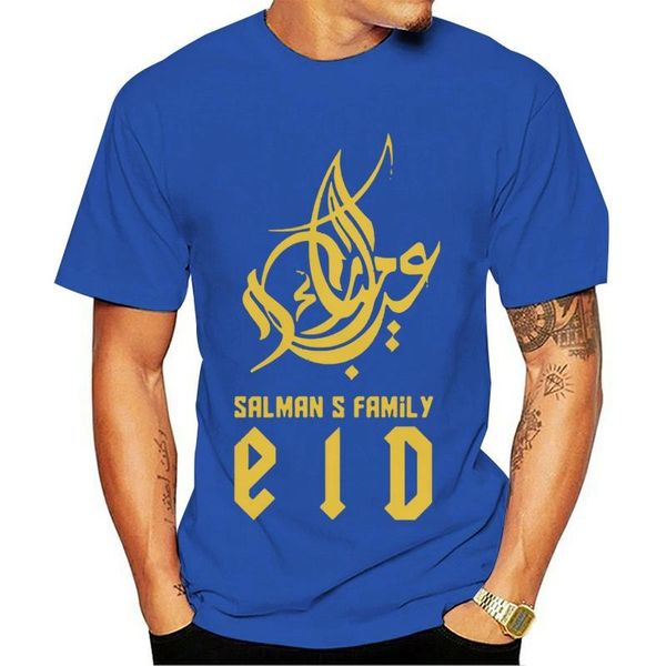 

men's t-shirts eid mubarak personalised name arabic custom islamic mens womens 2021 cotton t-shirt short sleeve tee, White;black