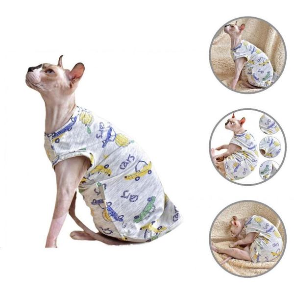 

cat costumes soft lightweihgt cozy t-shirt pet clothes convenient vest all-matched for dog