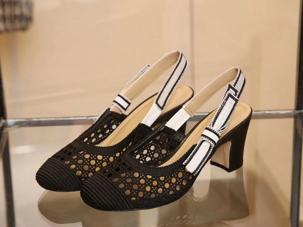 

new womens moi sandals beach slippers 7cm/2cm heel height ladies flip flops loafers black white slide chaussures tongues shoes size 35-42