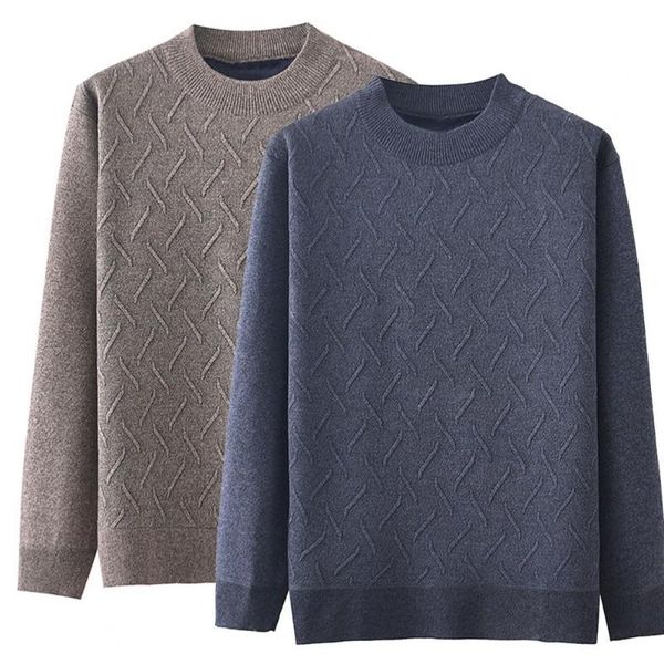 

men's sweaters simple fabulous pullover spring sweater all match male solid color for daily wear, White;black