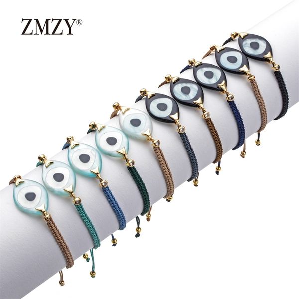 

turkish totem devil's eye resin hand woven bracelet, Black