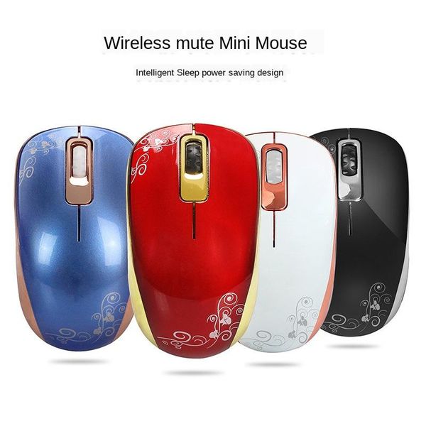 

mice ergonomics wireless mute mini mouse home office optical lappc computer
