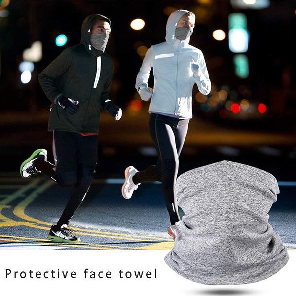 

scarves outdoor children bandana breathable face scarf fishing cycling sport soft smooth elastic tube neck gaiter cover, Blue;gray