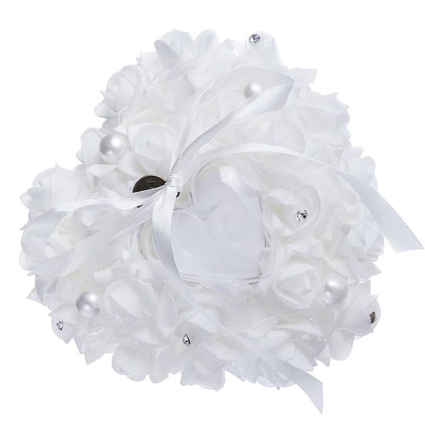 

cushion/decorative pillow 1pc heart shape ring box wedding holder cushion