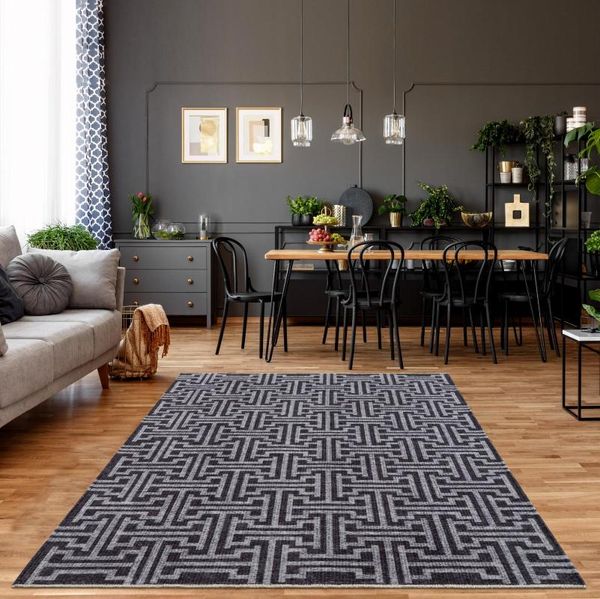 

carpets maze patchwork dark patterned carpet, turkish carpet non slip antiallergic