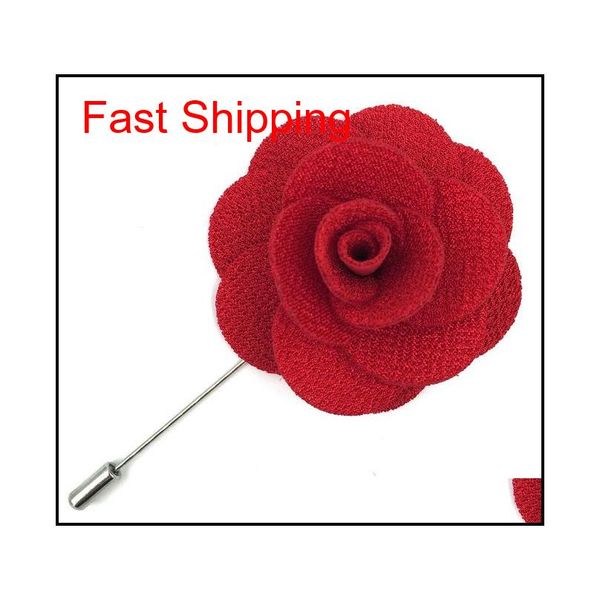 

boutonniere silk blend fashion mens lapel flowers handmad qyltrj mj_fashion, Silver