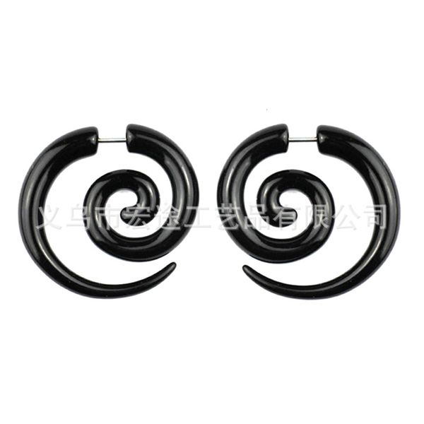 

puncture jewelry acrylic personalized modeling false ear expanded thread welding earrings