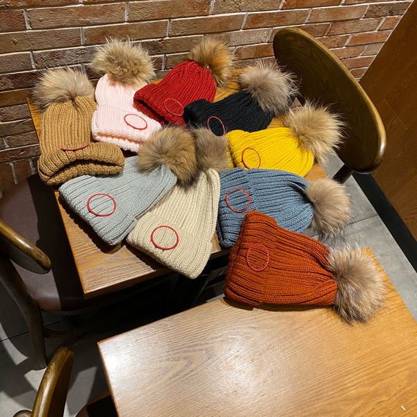 

fashion womens designer canadian mens women knitted woolen hat coose children gilet black gray gose canadiens beanies goose wool cap