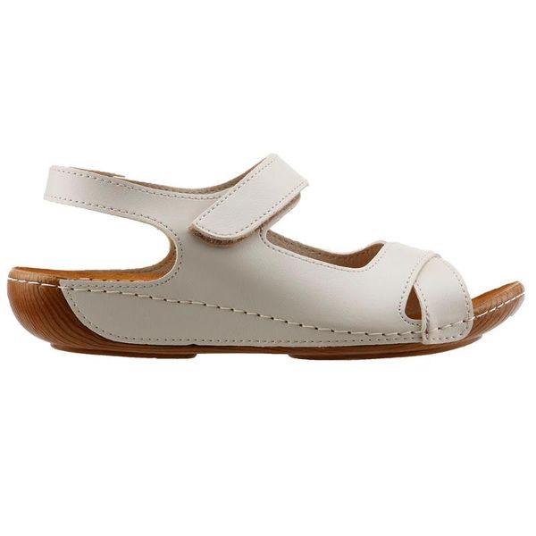 

muya 22273 beige casual orthopedic sandals shoes, Black