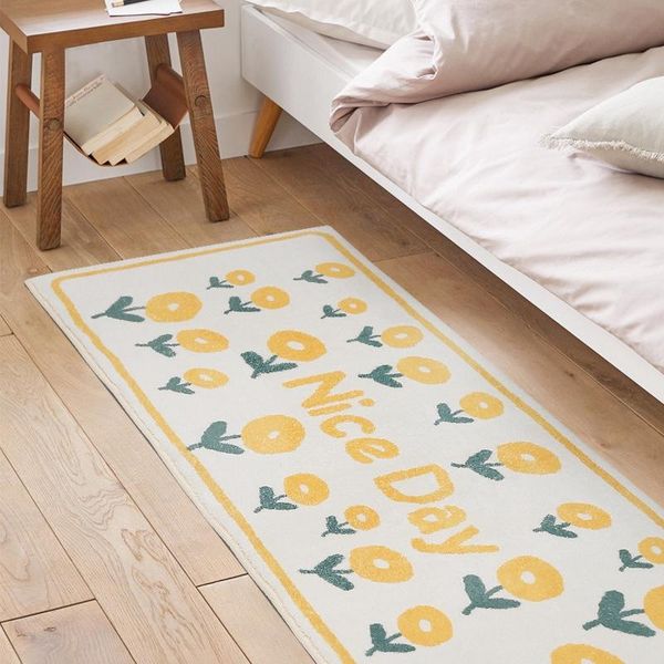 

carpets ins bed side mat flower area rugs for bay window cartoon floor mats living room tatami dormitory office nap