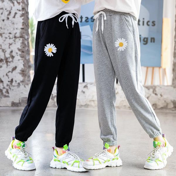 

trousers yourseason summer autumn fashion children girls spring sport pants black grey girl casual outerwear cotton elastic waist trouser, Blue