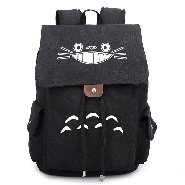 

backpack my neighbor totoro drawstring canvas bag cosplay cartoon shoulder rucksack travel lapbags