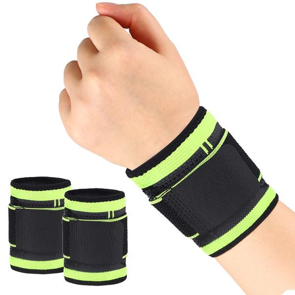 

wrist support 1/2pcs sports bandage brace with adjustable strap for fitness, Black;red