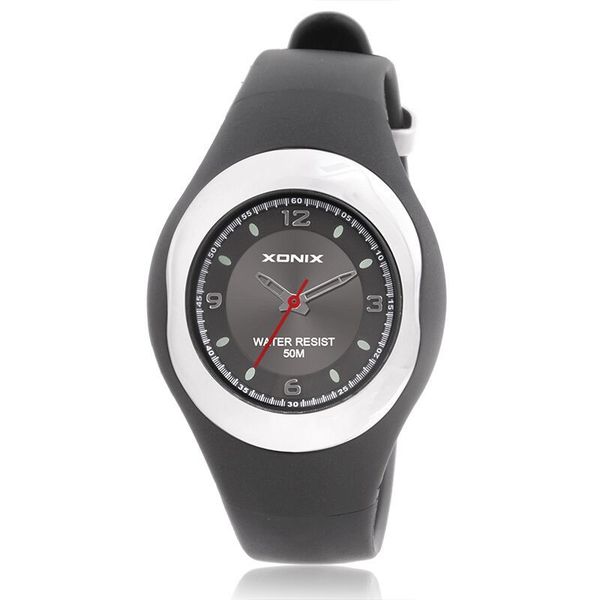 

fashion women sports watches waterproof 50m outdoor fun simple quartz watch swimming diving wristwatches montre femme, Slivery;brown