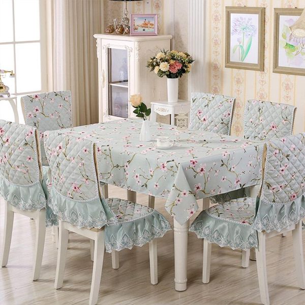 

table cloth knit kit waterproof antifouling lace tablecloth chair cover cushion backrest l wedding fabric decor