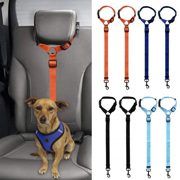 

dog car seat covers cat vehicle safety adjustable belt leash pet travel clip strap lead seatbelt multi-function for dogs cats