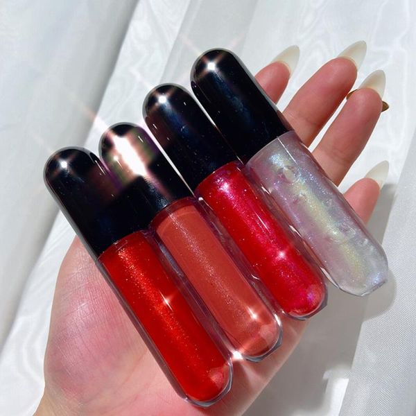 

lip gloss transparent liquid lipstick moisturizing long lasting waterproof shimmer crystal jelly care tools