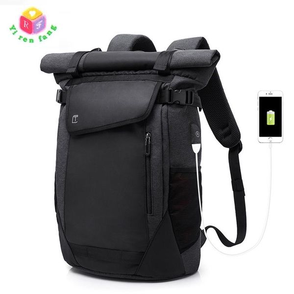 

backpack men big 2021 usb charging 15.6 lapfor teenagers male travel fashion school bags waterproof