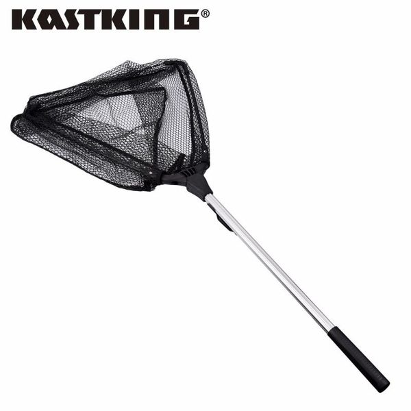 

kastking 90cm,160cm,210cm folding fishing net triangular landing fishing network 3 section hand fish net
