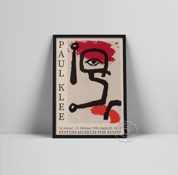 

paintings klee classic eye abstract style modern decoration art canvas print painting poster wall pictures for living room home decor