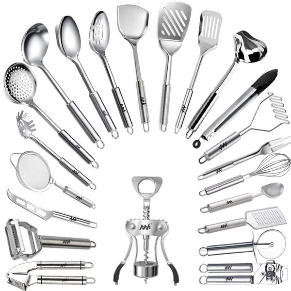 

flatware sets hyhjh stainless steel kitchenware set - 22 non stick dream kitchen