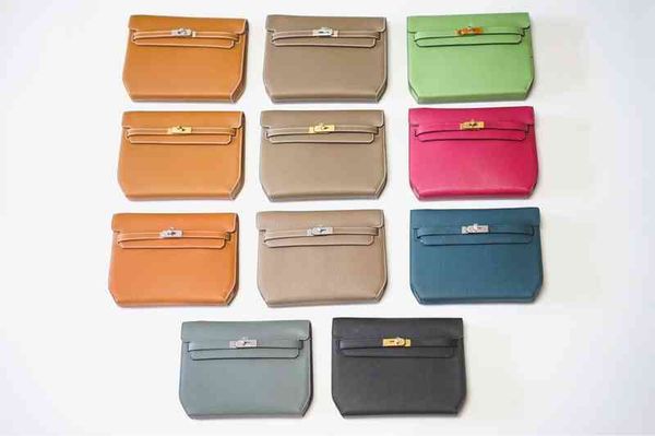 

briefcases as003high-end epsom leather imported wax line custom mini wallet, general purpose wallet for men and women ili0