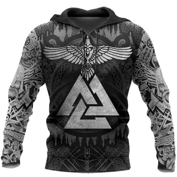 

men's hoodies & sweatshirts huginn 3d all over printed sweatshirt zipper women for men pullover cosplay costumes, Black