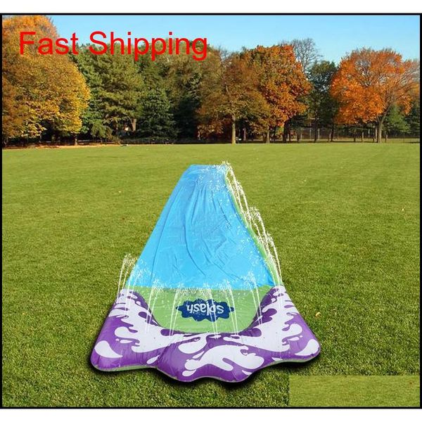

new inflatable water slide double racer pool kids summer park backyard play fun outdoor splash sli qylhtu homes2007