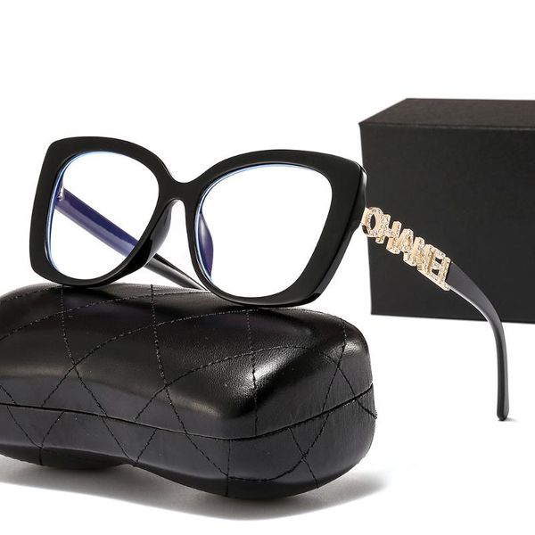 

sunglasses 2021 fashion little red book women's flat lens elegant diamond inlaid anti blue light glasses computer eyeglasses, White;black