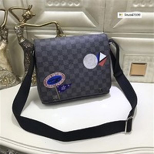 

cross brand handles designer bags luxury bags 2nm8 bag n41054 black shoulder grid totes men body handbags clutches iconic evening