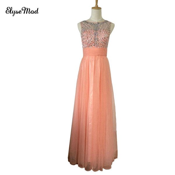 

party dresses arrival real po beaded tulle prom long a line scoop ipper back women evening gowns sociais, White;black