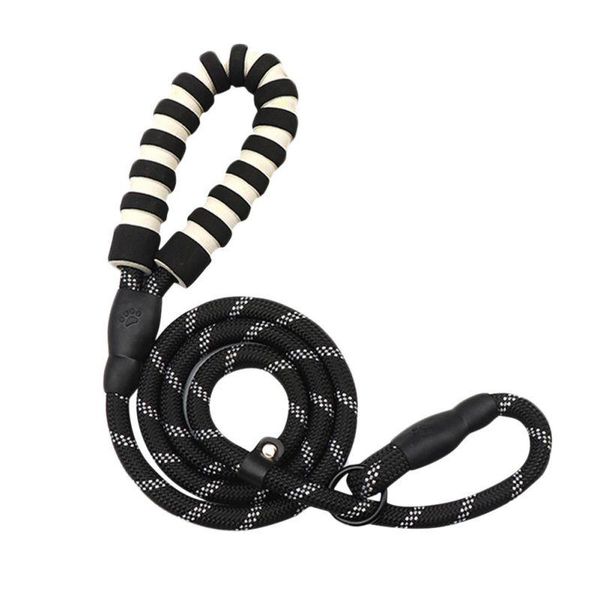

reflective large dog leash nylon rope leads durable mountain climbing training traction harness round medium dogs collars & leashes