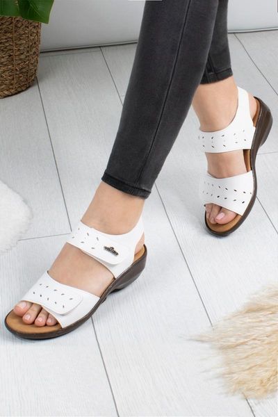 

sandals women's white orthopedic double banded casual, Black
