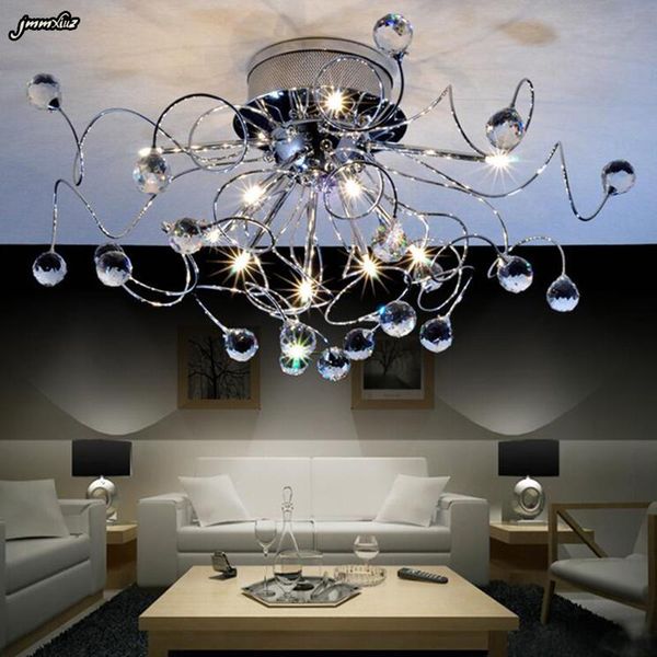 

jmmxiuz crystal ceiling chandelier light ac 110v 220v chandelier bedroom lamp