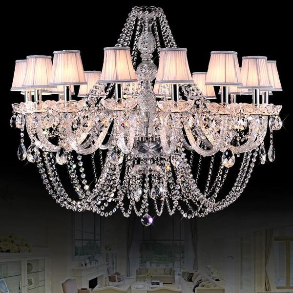 

european style crystal chandeliers modern led chandeliers for living room kitchen lustres de sala de cristal wedding decoration