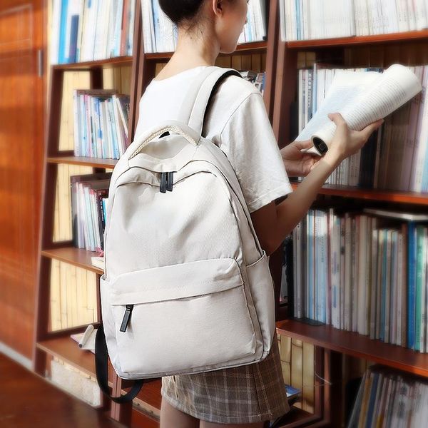 

backpack fashion school bag leisure men and women korean computer