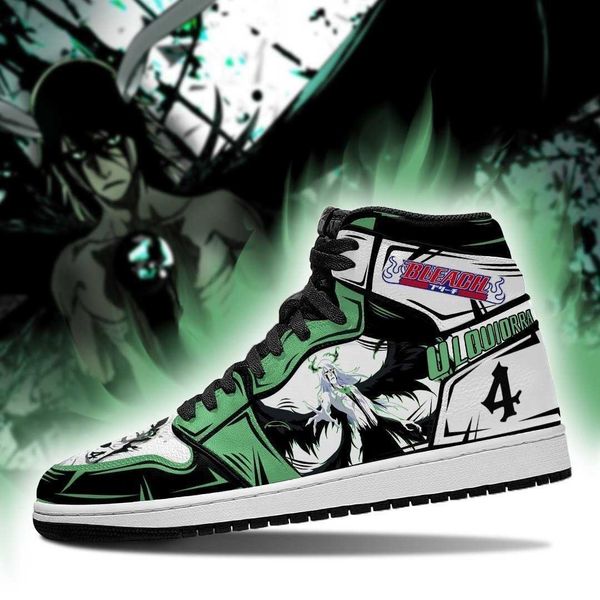 

sneakers ulquiorra cifer bankai bleach anime shoes fan gift idea mn05j5w3