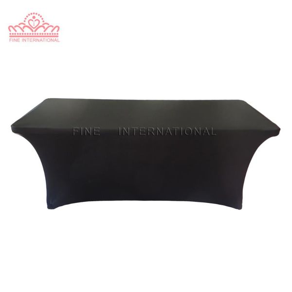 

table cloth retangle spandex lycra cover trestle for wedding party decoration