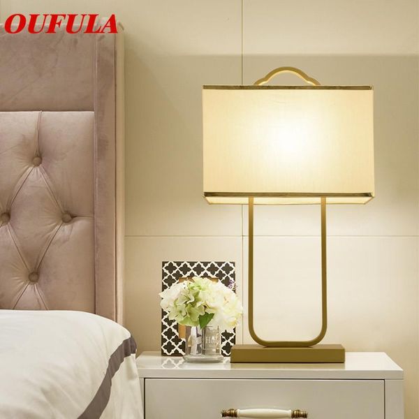 

table lamps hongcui lamp desk light modern contemporary office creative decoration fabric for foyer living room bed el