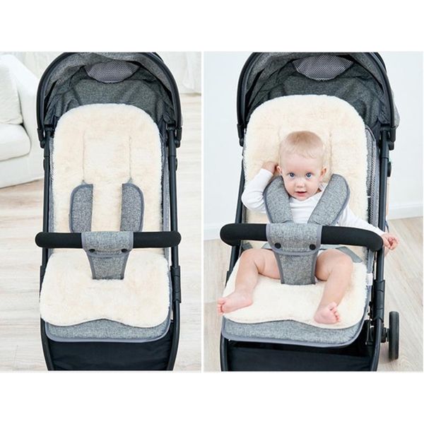 

stroller parts & accessories winter warm baby mat born infants diaper pad cushion pram soft mattress for pushchair