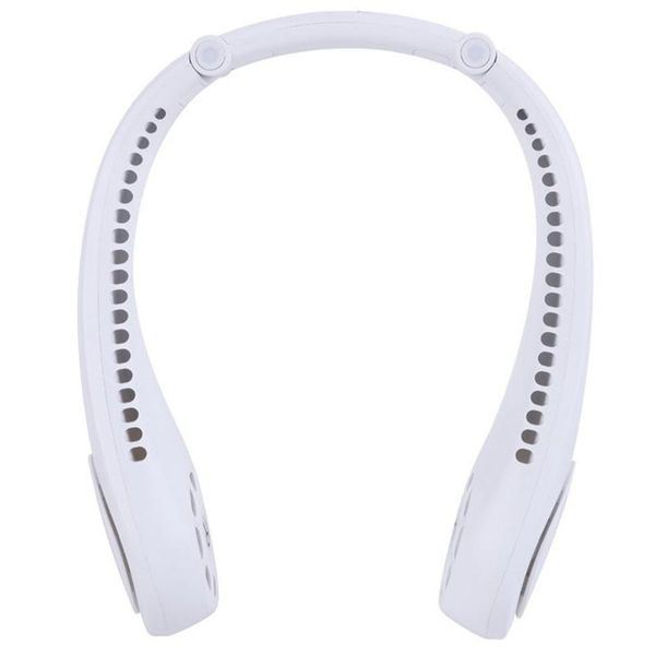 

electric fans bluetooth neck fan,portable fan + dual speakers personal air conditioning for sports,travel,white