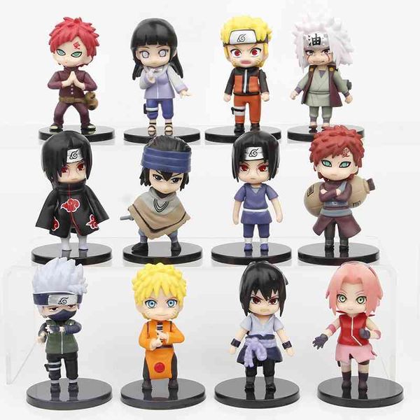 

hands on 12 sakura accessories i love naruto kakashi q version doll model cake ornaments