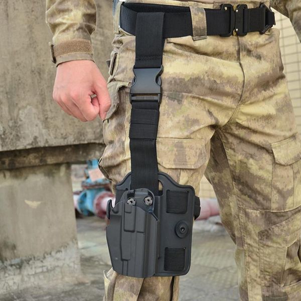

stuff sacks tactical holster pistol gun drop leg pouch adjustable for universal hunting accessories