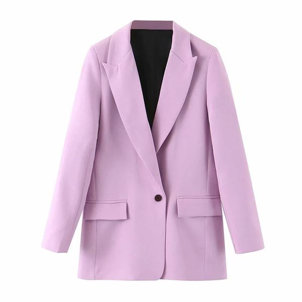 

women's suits & blazers women office wear suit blazer 2021 solid casual single breasted coat jacket long sleeve notched collar pockets, White;black