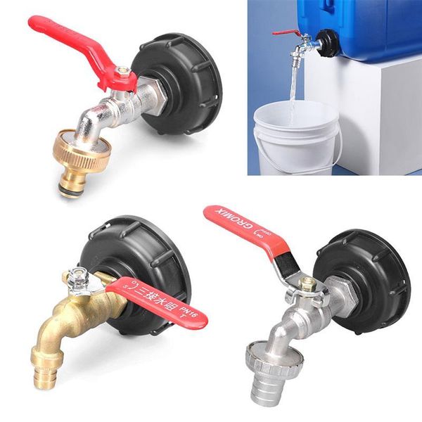

watering equipments brass tap durable ibc tank adapter coarse thread connector replacement valve fitting home garden water connectors